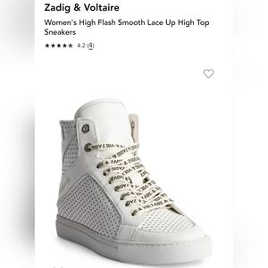 50% off 🔥Zadig & Voltaire Stunning HighTop